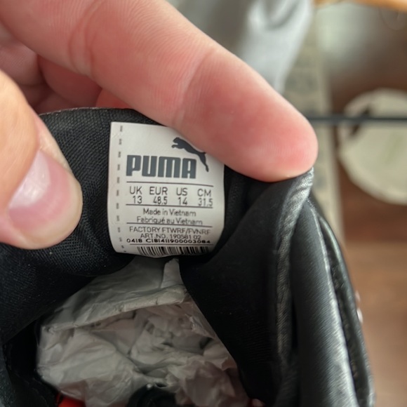 Puma Ignite PWRAdapt Leather Golf Shoes Black 14 - Picture 7 of 7